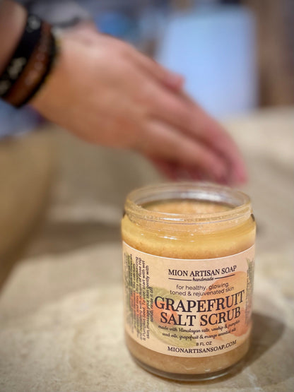 Himalayan Salt Grapefruit Scrub | Coarse by MION Artisan Soap Co.