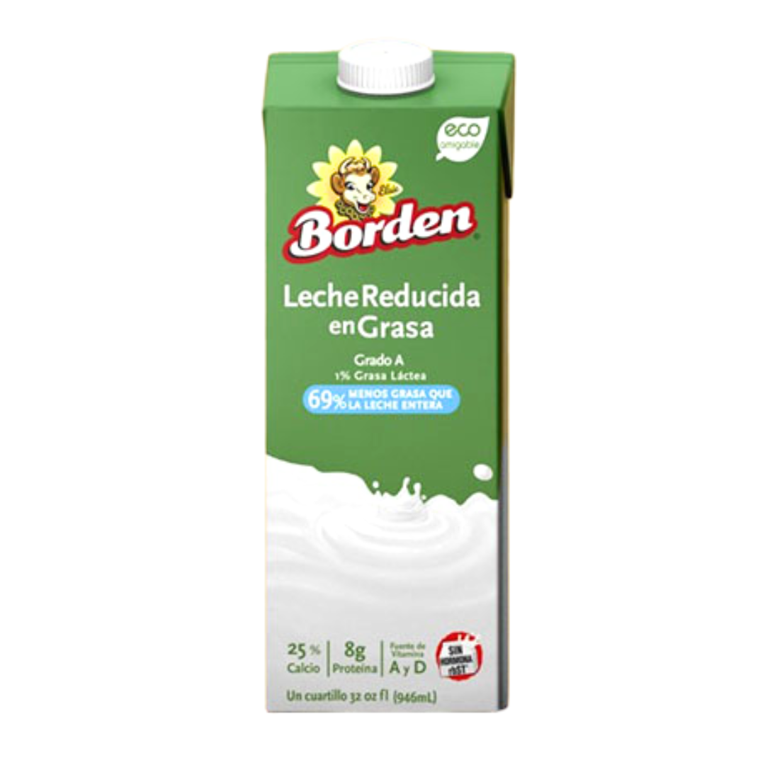 Borden Reduced Fat Milk 1% (32oz) by Farmacias Savia