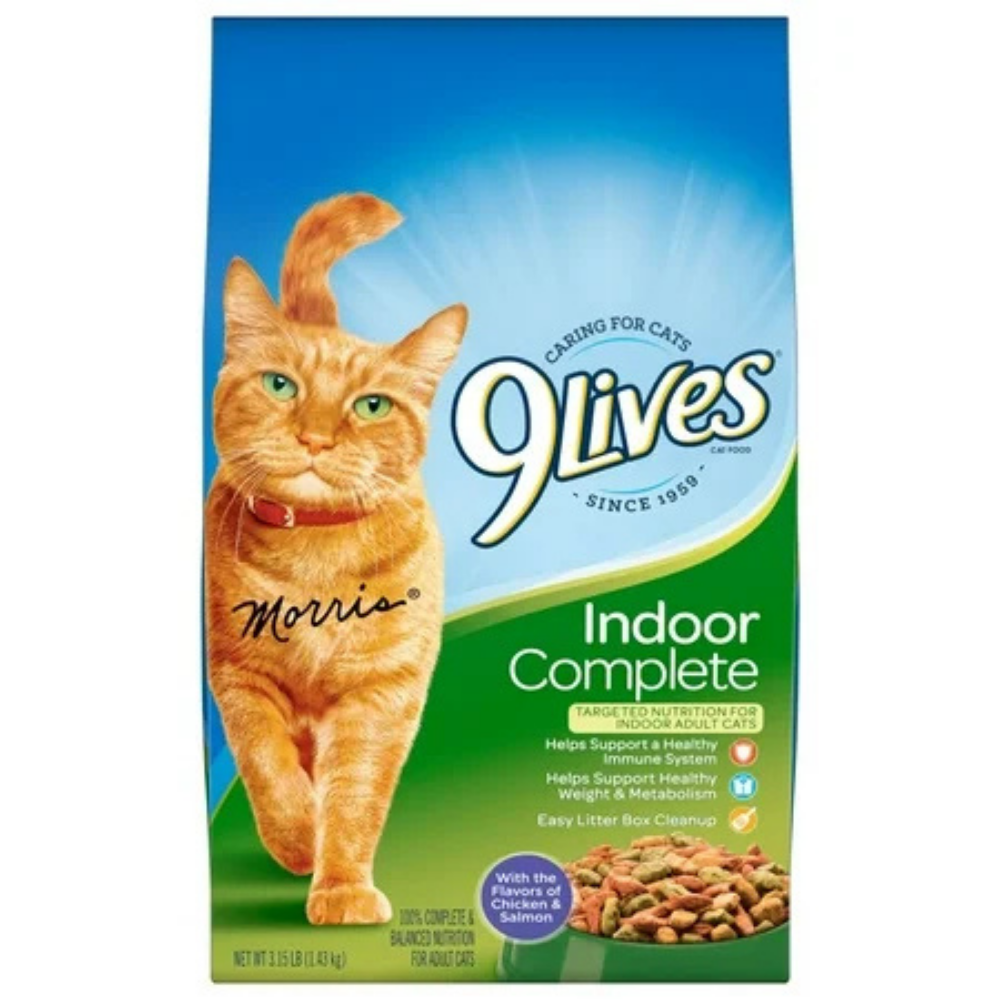 9Lives Indoor Complete (3 Pack 3.15lbs) by Farmacias Savia