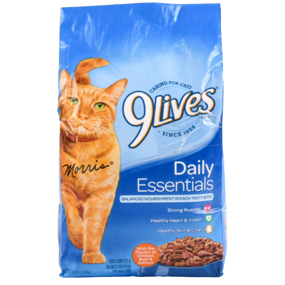 9Lives Daily Essentials Dry Cat Food (3.15lbs) by Farmacias Savia