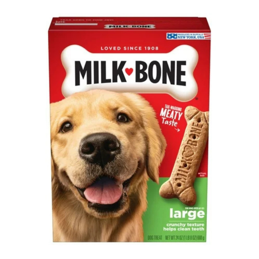 Milk-Bone Original Dog Biscuits Large Crunchy Dog Treats (24oz) by Farmacias Savia