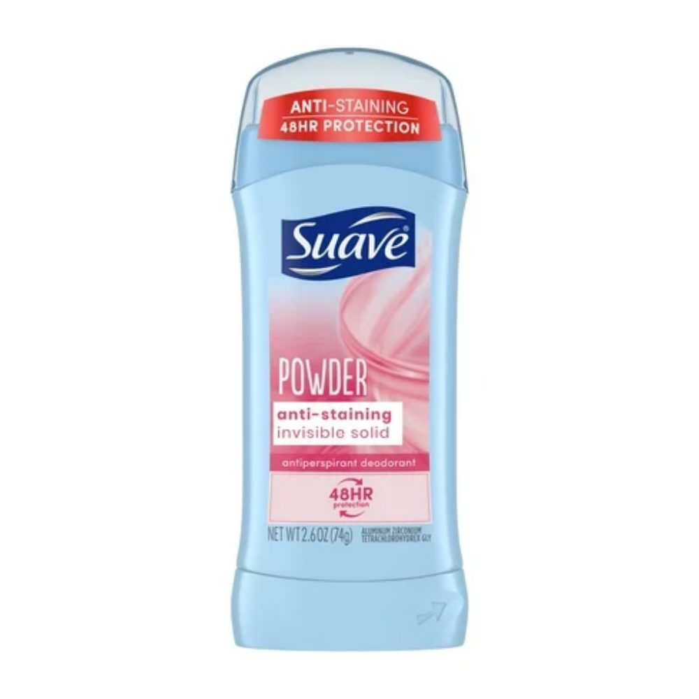 Suave Invisible Solid Antiperspirant Deodorant Powder (2.6 oz) by Farmacias Savia