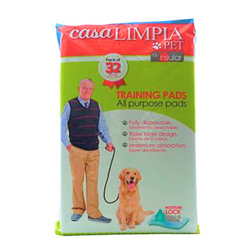 Casa Limpia Pet Training Pads (32ct) by Farmacias Savia