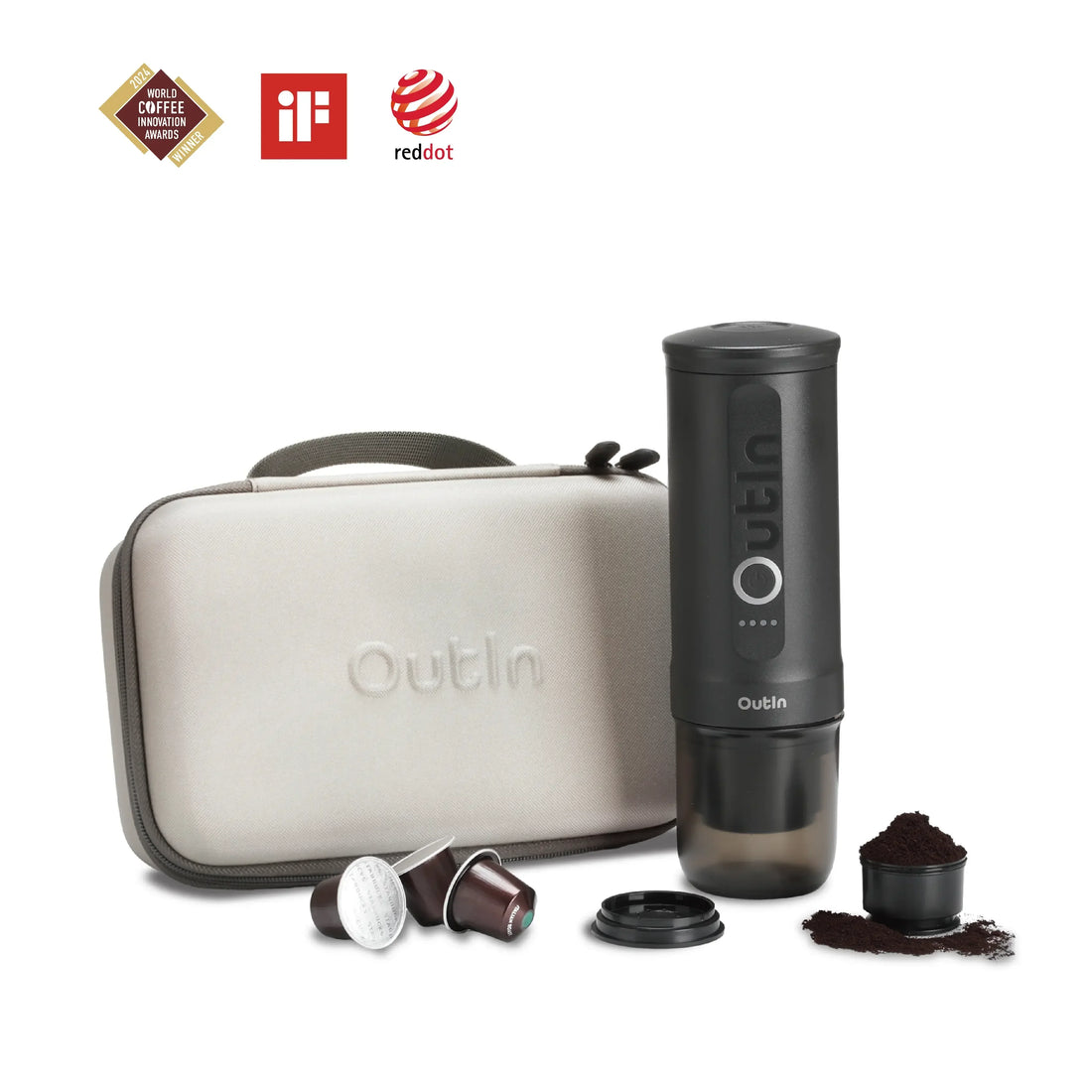 Traveler Espresso Gift Set (Space Grey) by OutIn