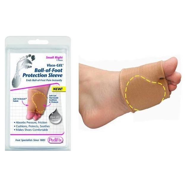 PediFix Visco-Gel Ball of Foot Protection Sleeve - Large Left by Pasteur Pharmacy