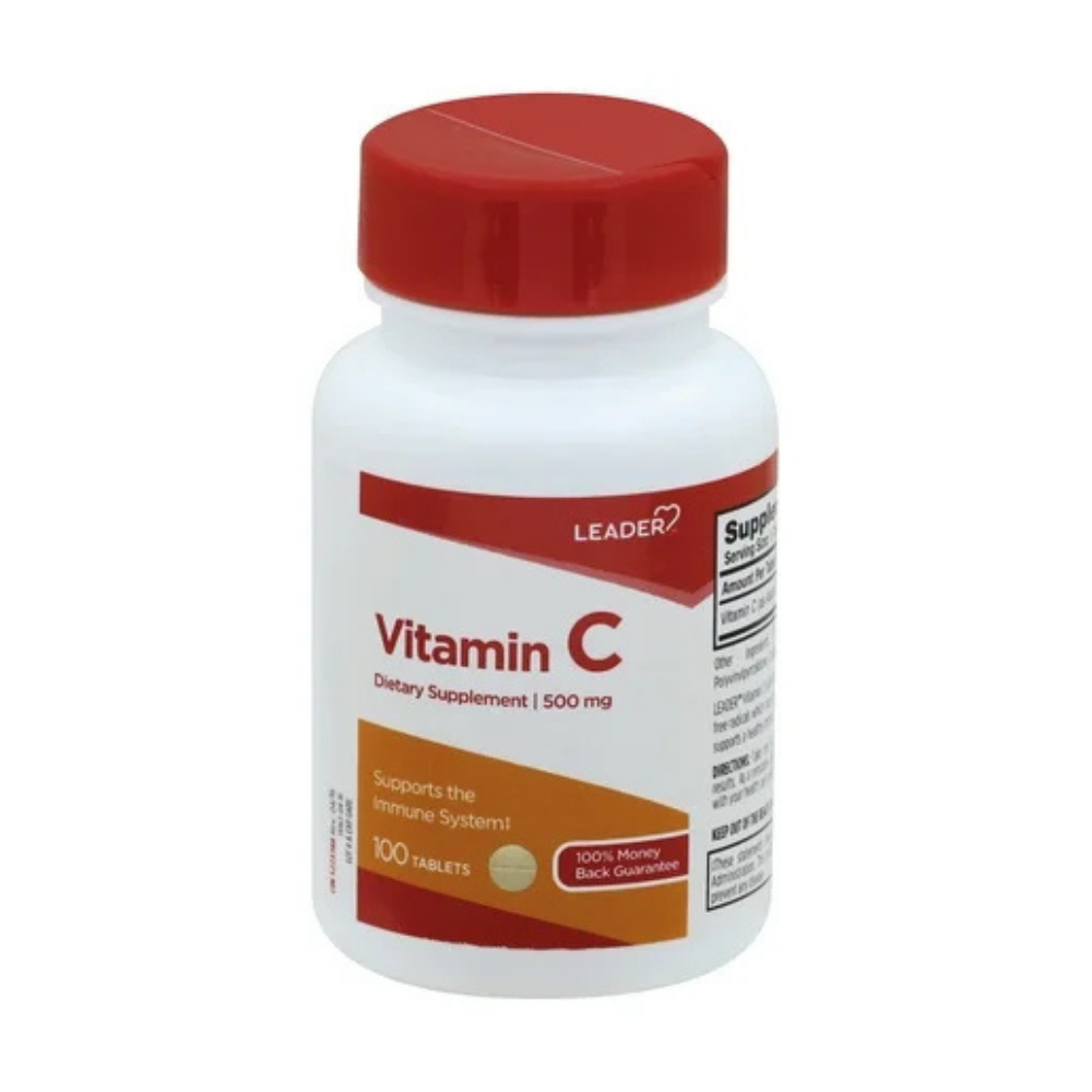 Leader Vitamin C (500 mg 100 ct) by Farmacias Savia
