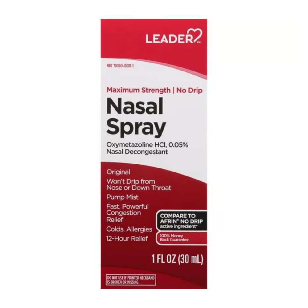 Leader Original Maximum Strength No Drip Nasal Spray (1oz) by Farmacias Savia