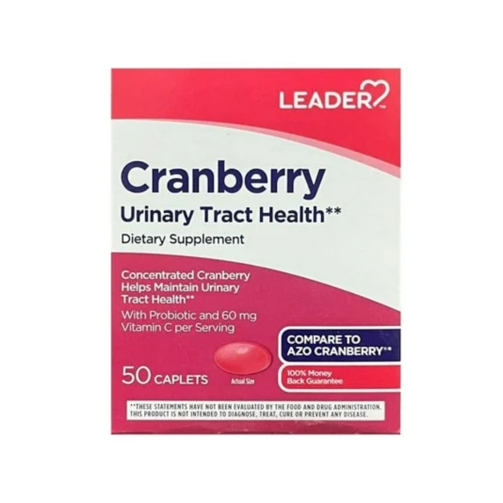Leader Urinary Tract Health with Probiotic + Vitamin C (60mg 50 ct) by Farmacias Savia