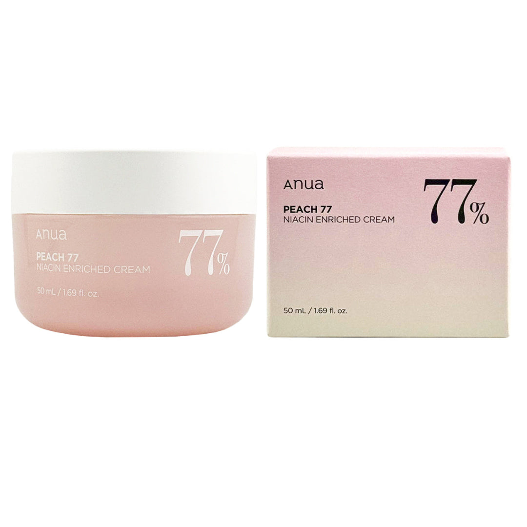 Anua Peach 77 Niacin Enriched Cream 50Ml / 1.69Oz, Anua Peach Cream, Korean Skin by Korean Skin Care