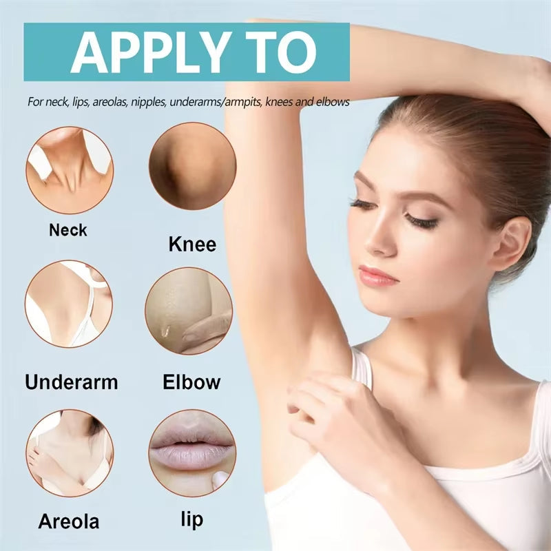 Underarm Creams for Dark Skin Body Crotch Armpit Moisturizing Korean Skincare Products 50G by Korean Skin Care