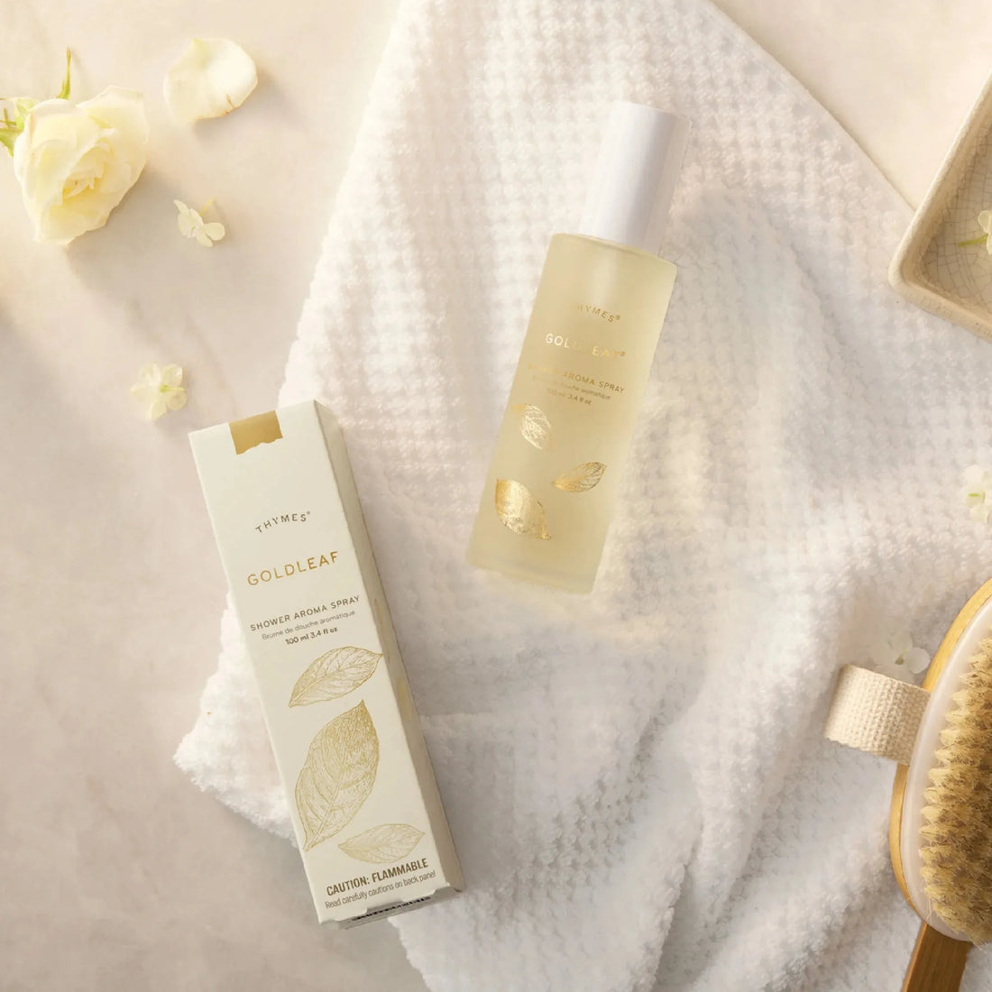 Thymes Goldleaf Shower Aroma Spray 100ml by Pasteur Pharmacy