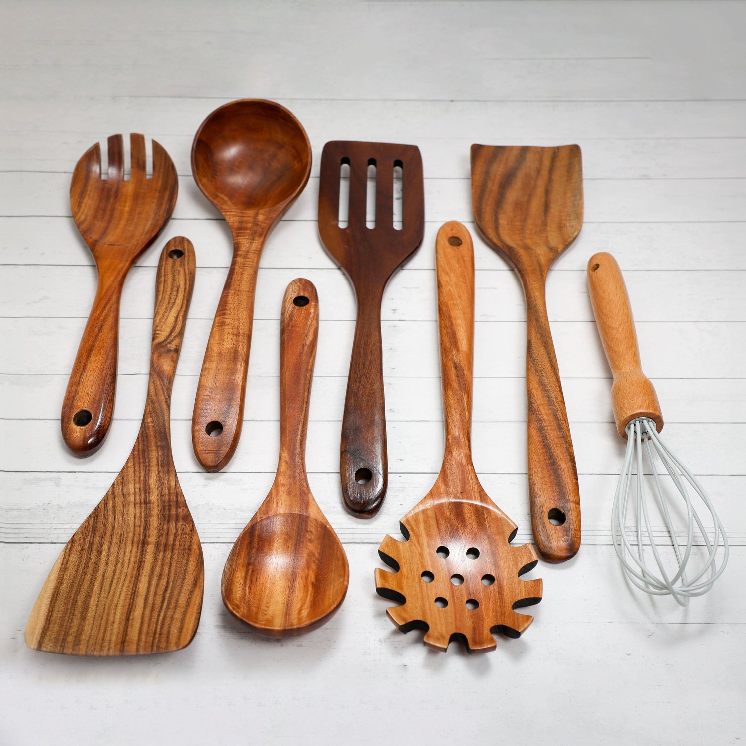 Acacia Wooden Spoon Set by Spice Wheel