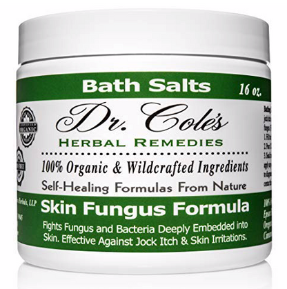 11 - Dr. Cole’s Organic Anti-fungal Skin Soaking Salts by COLEHERBALS LLC