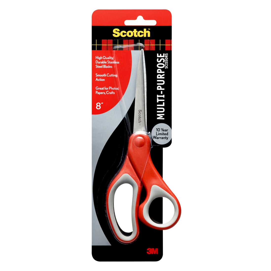 Scotch Scissors, Multi Purpose, 8 Inches by Pasteur Pharmacy