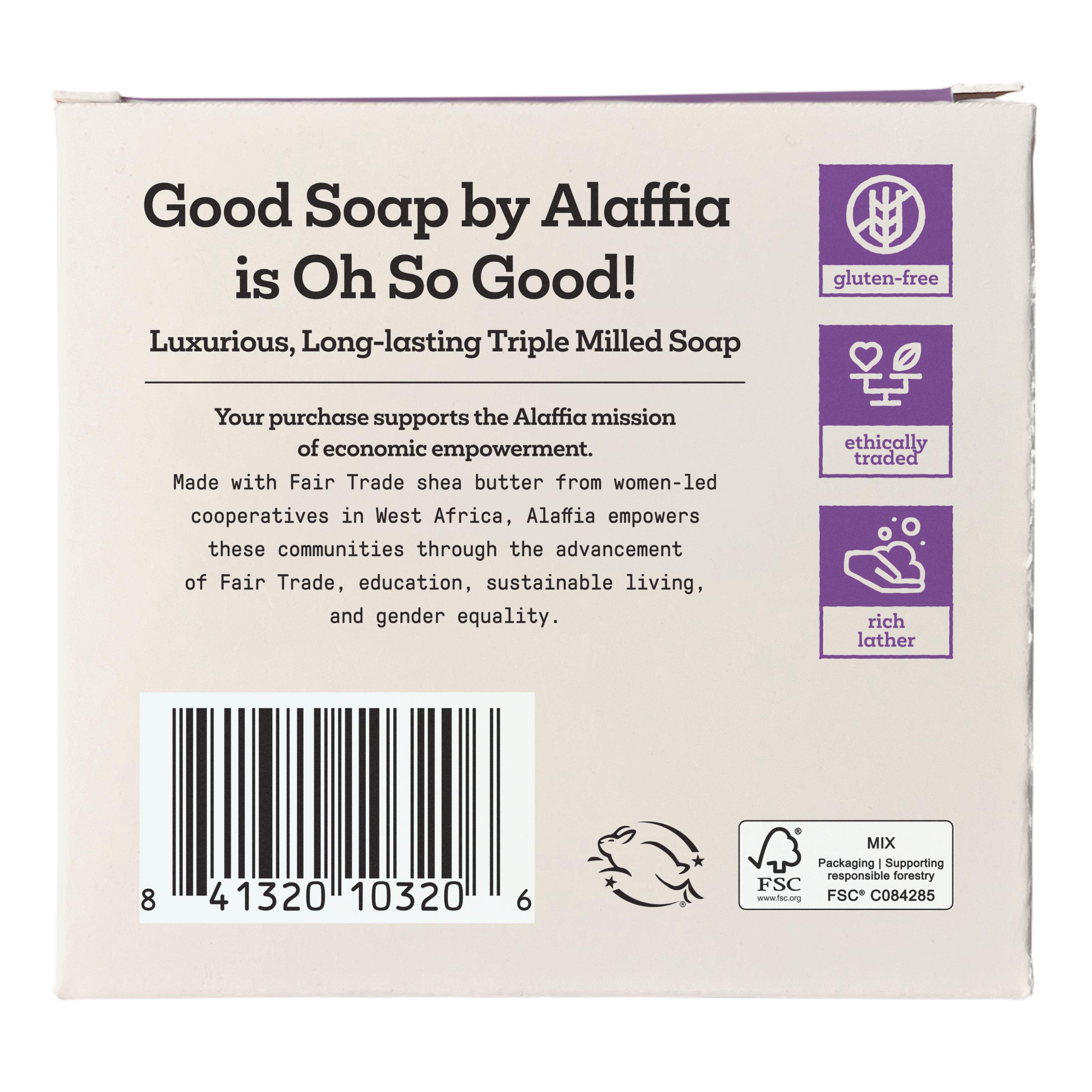Good Soap Bar Soap Multipack Lavender by Alaffia