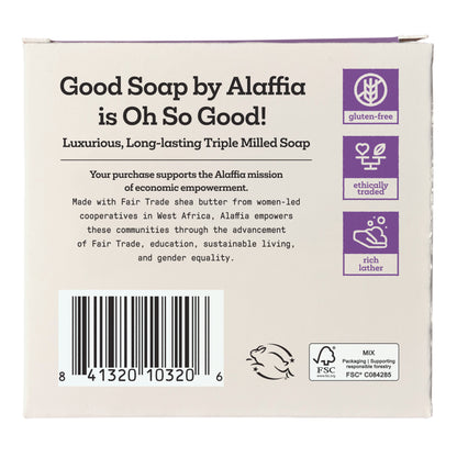 Good Soap Bar Soap Multipack Lavender by Alaffia