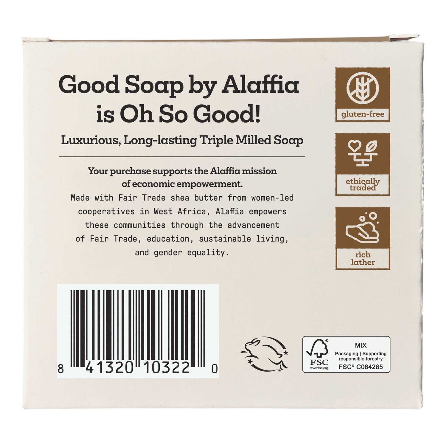 Good Soap Bar Soap Multipack Coconut by Alaffia
