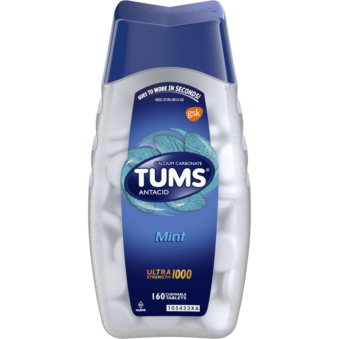 Tums Antacid Chewable Tablets Ultra Strength For Heartburn Relief Peppermint by Pasteur Pharmacy