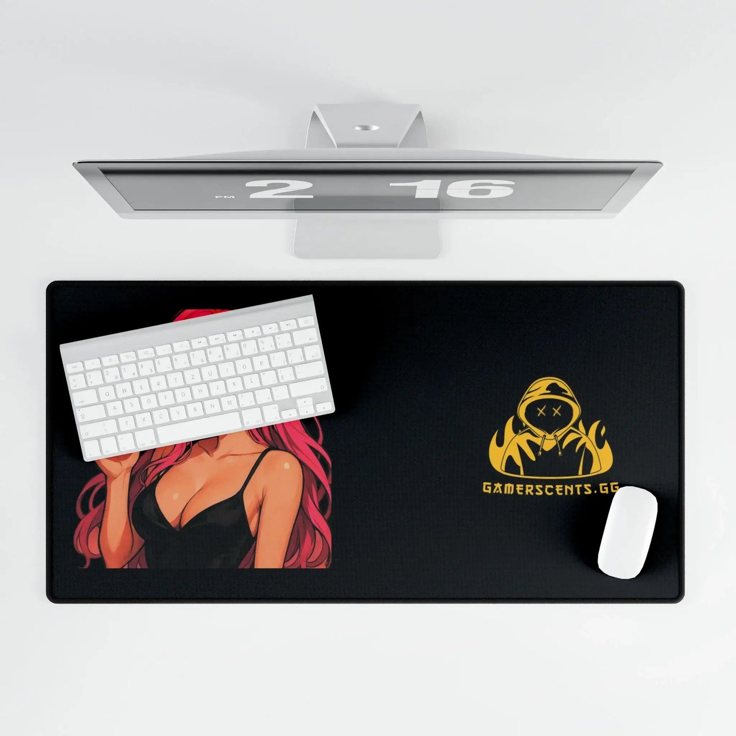 Anime Waifu Desk Mat, Gaming Mat, Keyboard and Mouse Pad, Perfect Gift for Gamers &amp; Influencers by Gamer Scents