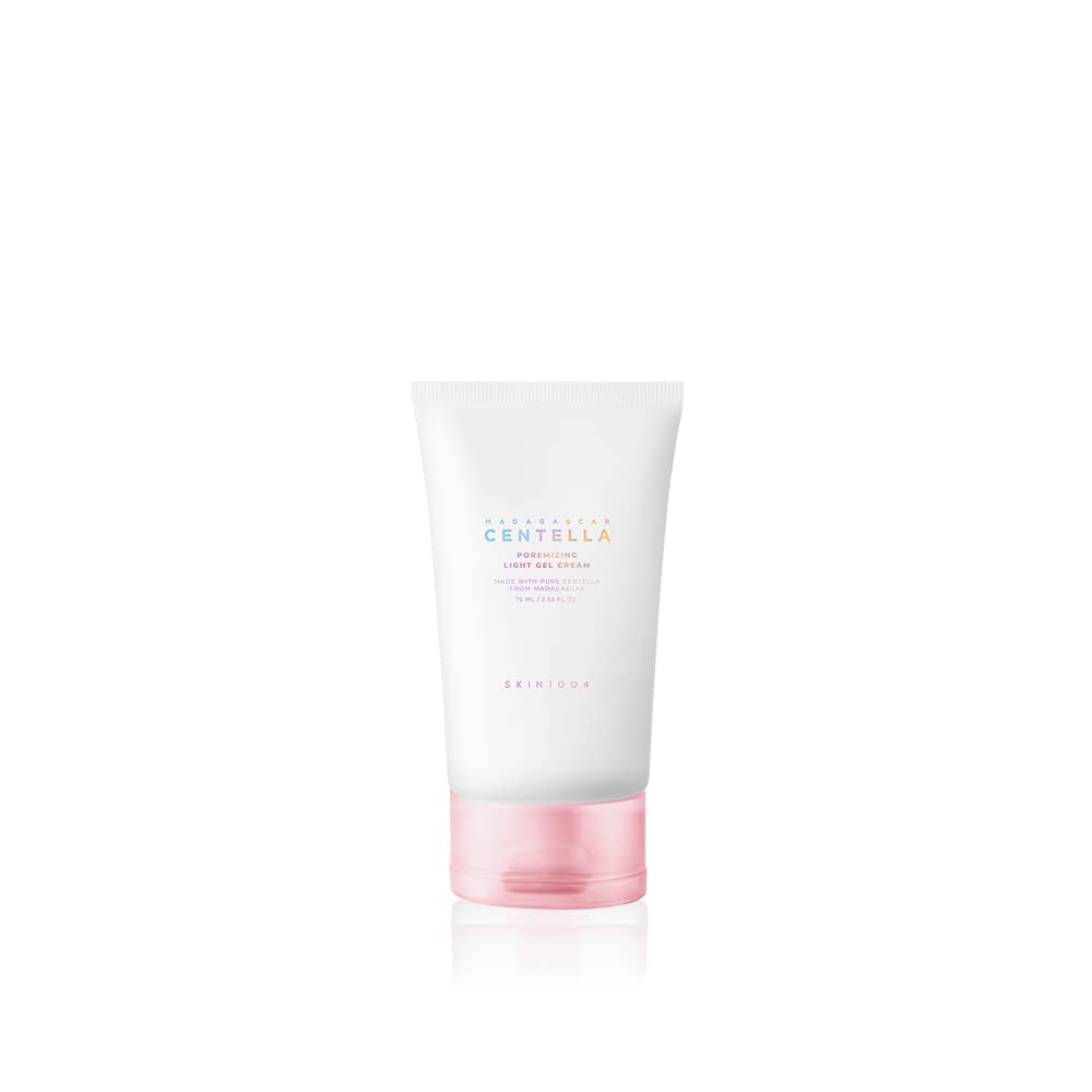 Madagascar Centella Poremizing Light Gel Cream 2.53 Fl.Oz (75Ml) | Tightens Pores | Soothes Irritated Skin by Korean Skin Care