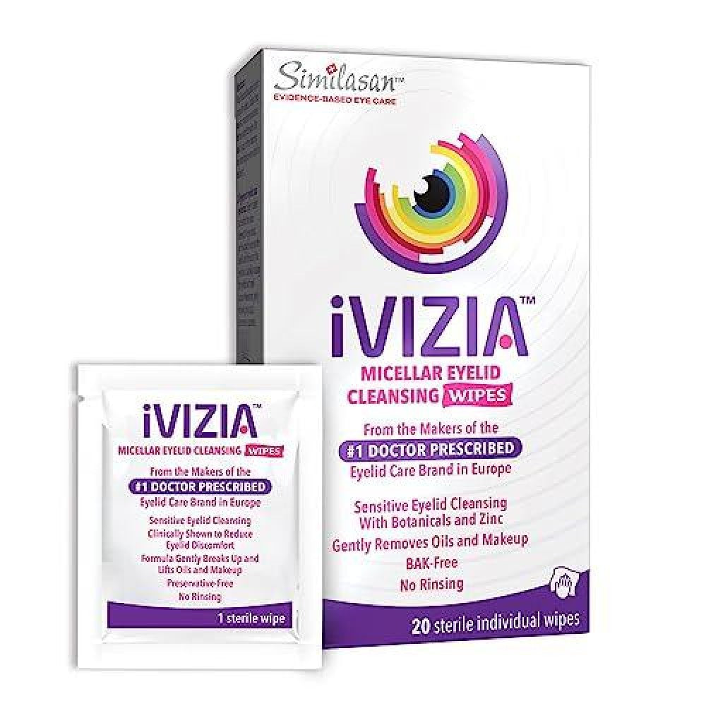 iVIZIA Similasan Wipes, Eyelid Cleansing by Pasteur Pharmacy
