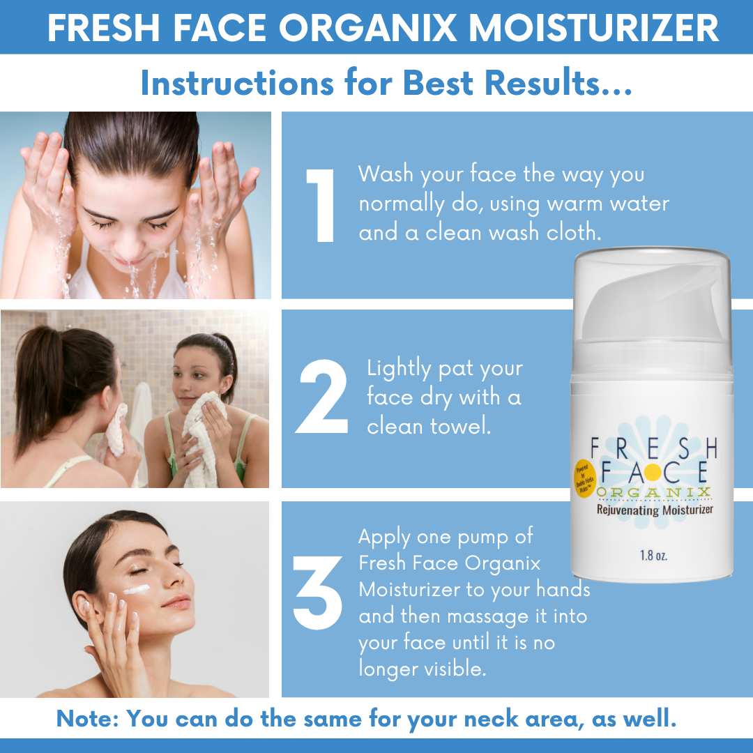 42 - Fresh Face Organix Rejuvenating Facial Moisturizer by COLEHERBALS LLC