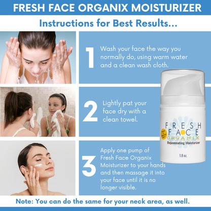 42 - Fresh Face Organix Rejuvenating Facial Moisturizer by COLEHERBALS LLC