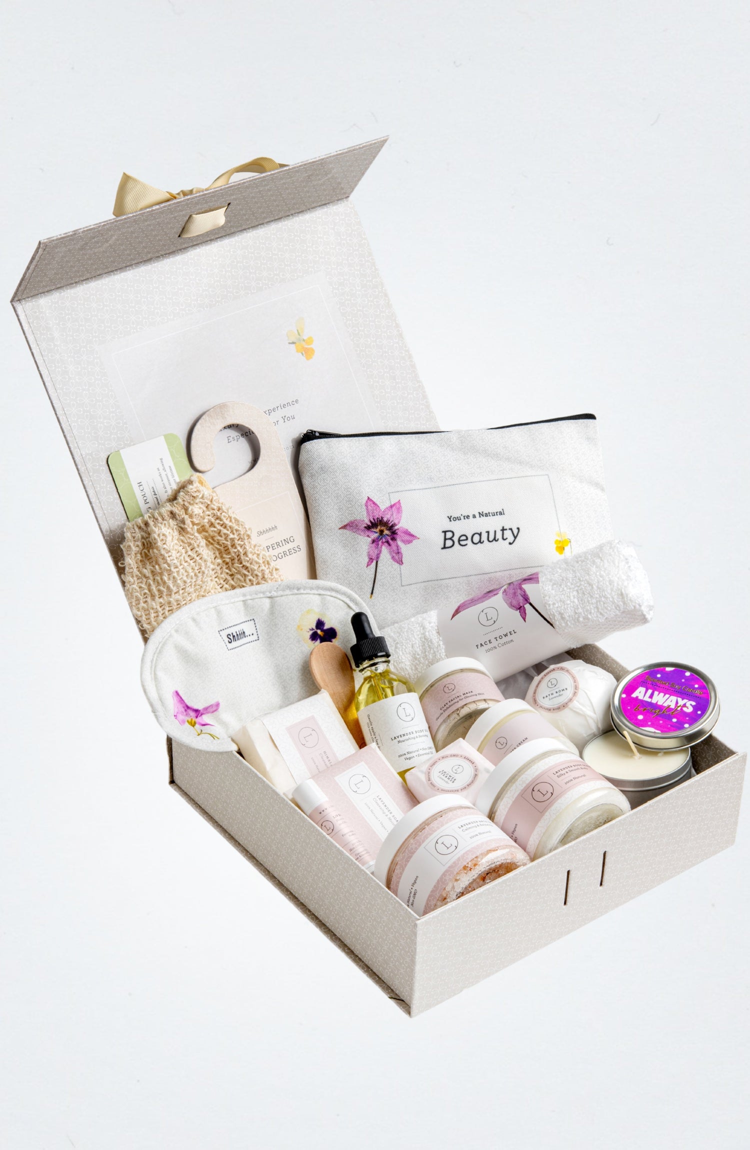 A Special Day Gift, Birthday Gift Basket, Lavender Natural Bath &amp; Body by Lizush