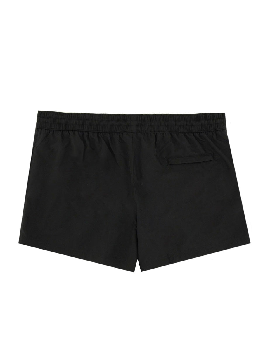 Dolce &amp; Gabbana Men Logo Plaque Swimsuit