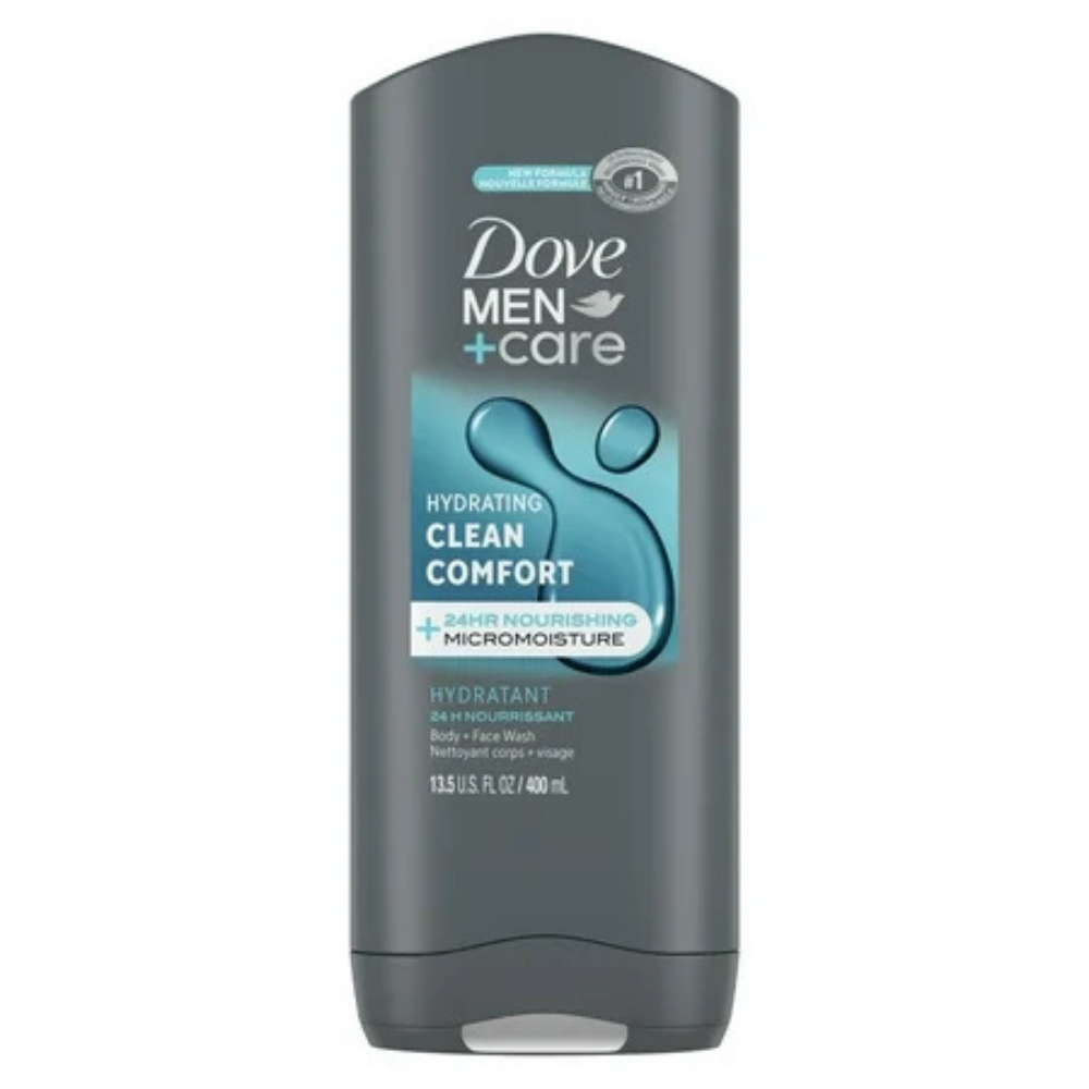 Dove Men+Care Hydrating Clean Comfort Body &amp; Face Wash (13.5 oz) by Farmacias Savia