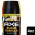 Axe Body Spray, Premium, Black Vanilla 4 Oz by Pasteur Pharmacy