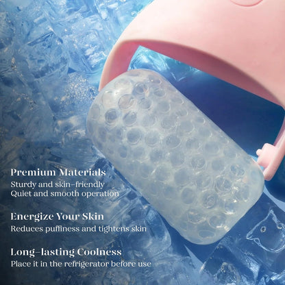 Ice Roller for Face &amp; Gua Sha, Ice Face Roller Massager Cryotherapy Reduces Puffiness, Pink by Korean Skin Care