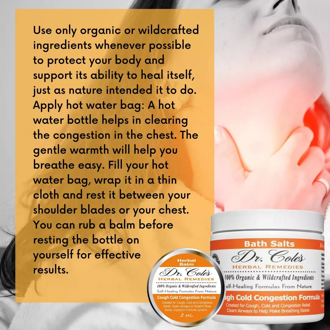 26 - Dr. Cole’s Organic Cough Cold Congestion Relief Balm by COLEHERBALS LLC