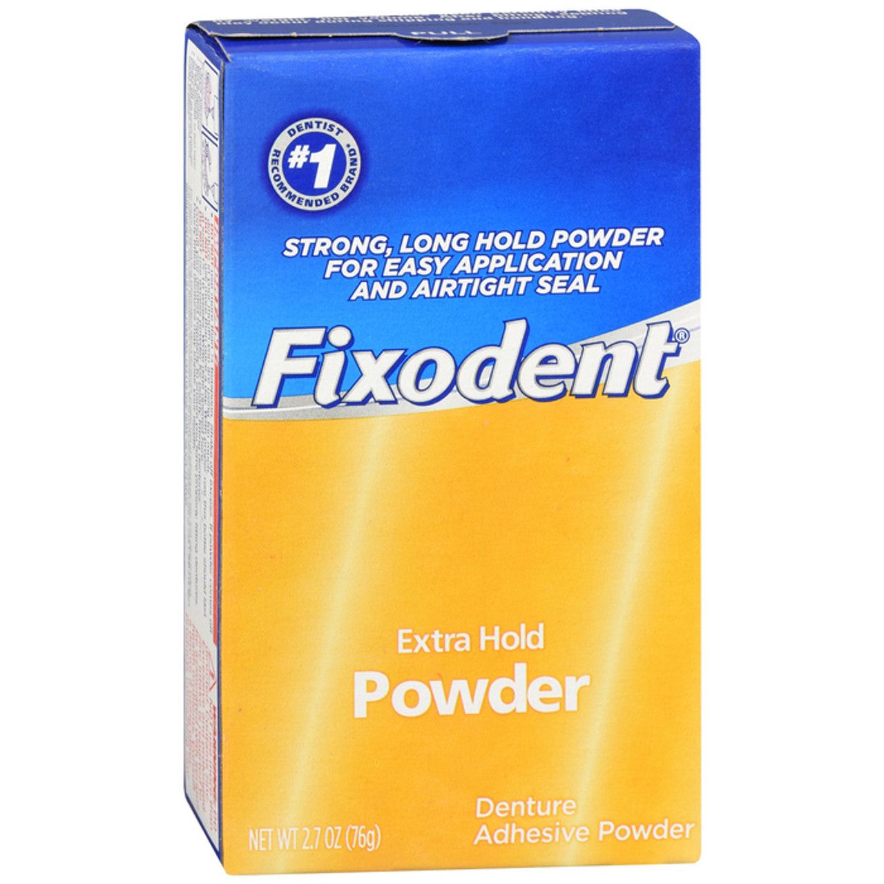 Fixodent Denture Adhesive Powder, Extra Hold, 2.7 Oz (76 G) by Pasteur Pharmacy