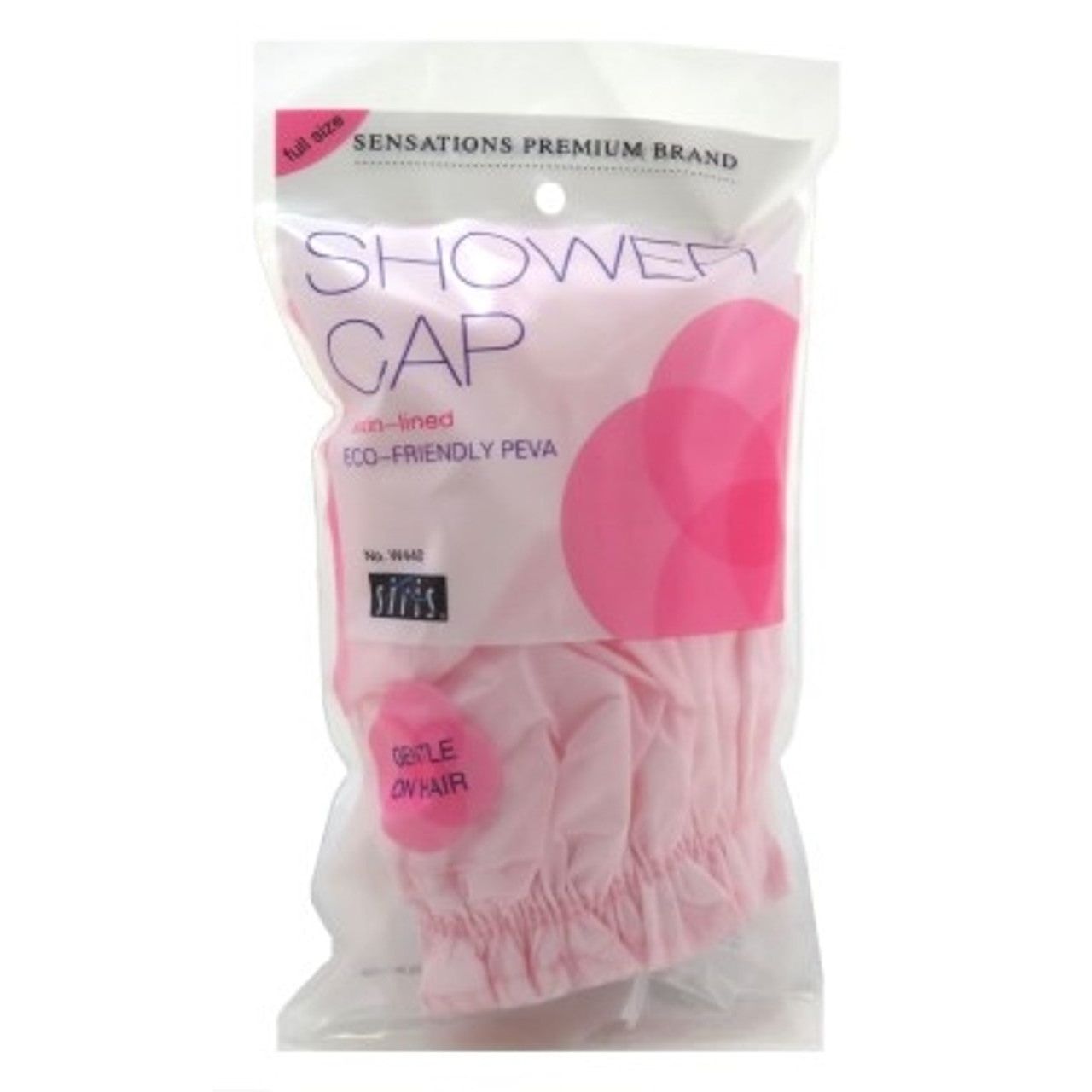 Siris Satin Lined Vinyl Shower Cap, Full Size by Pasteur Pharmacy