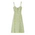 Women Clothing French Blended Floral Printing Midi Dress by Ragazza