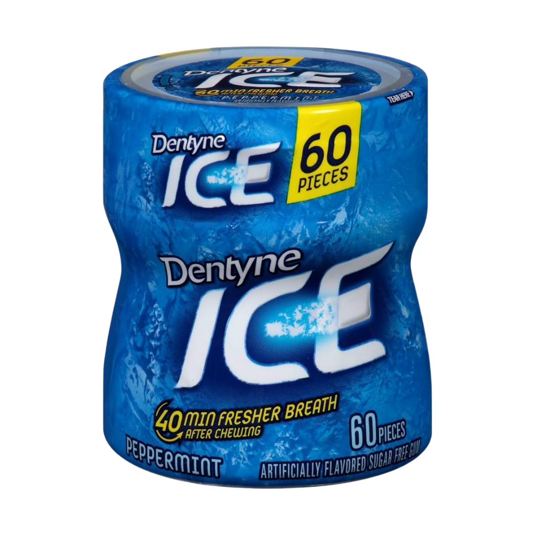 Dentyne Ice Peppermint Sugar Free Gum (60pcs) by Farmacias Savia
