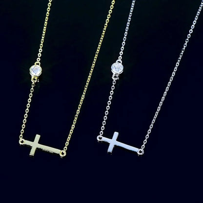 Cross 925 Sterling Silver Sparkala™ Necklace by Sparkala