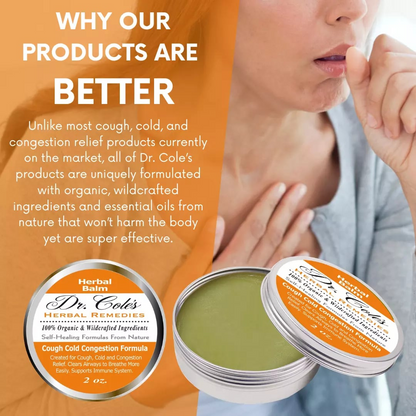 26 - Dr. Cole’s Organic Cough Cold Congestion Relief Balm by COLEHERBALS LLC