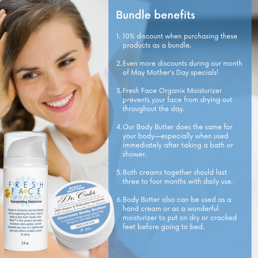 Fresh Face and Body Butter Bundle by COLEHERBALS LLC