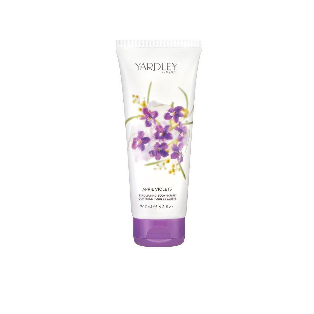 Yardley April Violets Exfoliating Body Scrub 200ml by Pasteur Pharmacy