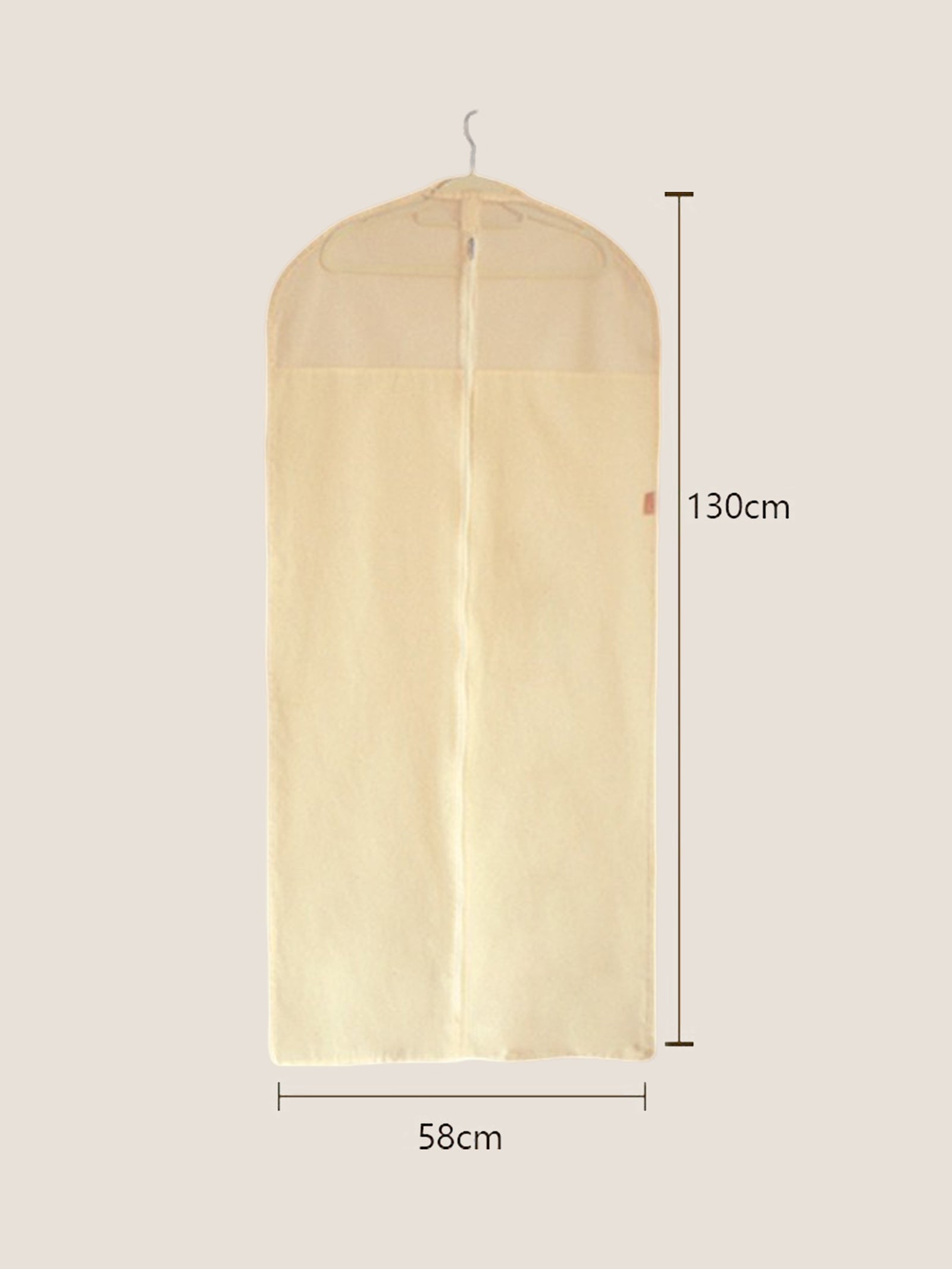 Linen Cotton Clear Window Dust-Proof Storage Bags by LINTICO