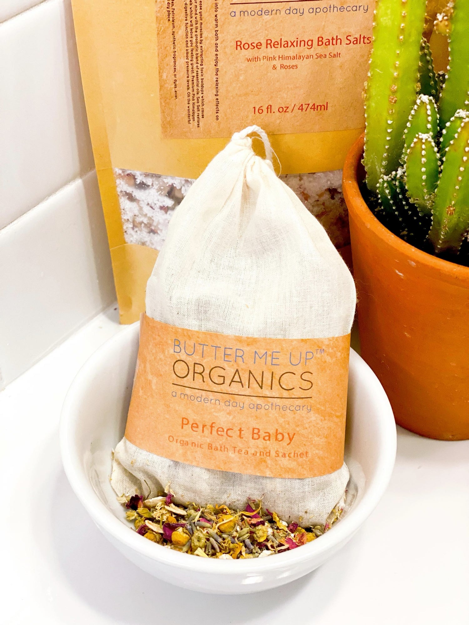 Perfect Baby Organic Bath Tea / Sachet by Butter Me Up Organics