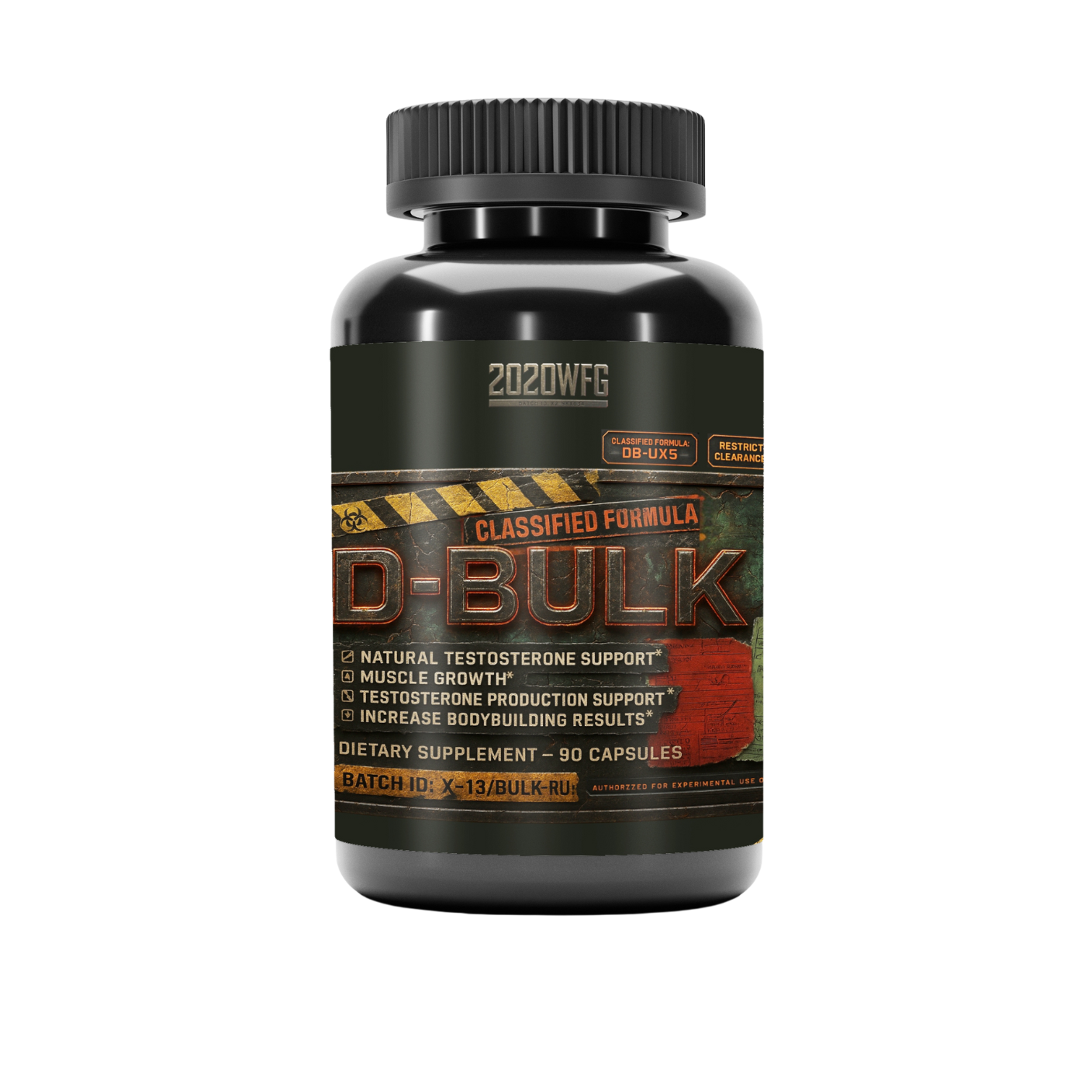 D-BULK: Anabolic Nutrient Partitioning Complex | 60 Servings – Magnesium, Horny Goat Weed &amp; Natural Actives for Muscle Performance by 2020WFG