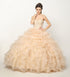 Juliet 1418 Cinderella Ball Gown Organza Ruffle Skirt Beaded Corset Bodice by DiscountDressShop