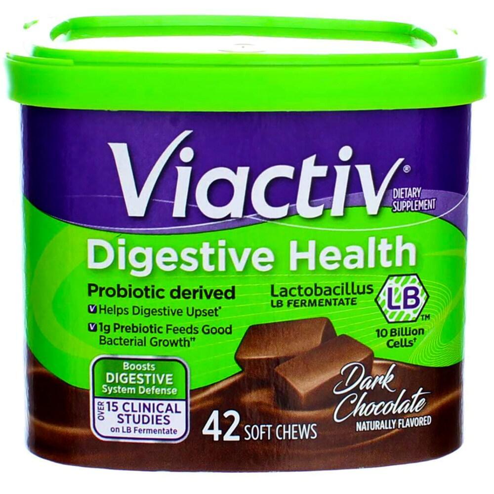 Viactiv Digestive Health Soft Chews, Dark Chocolate, 42 Chews by Pasteur Pharmacy