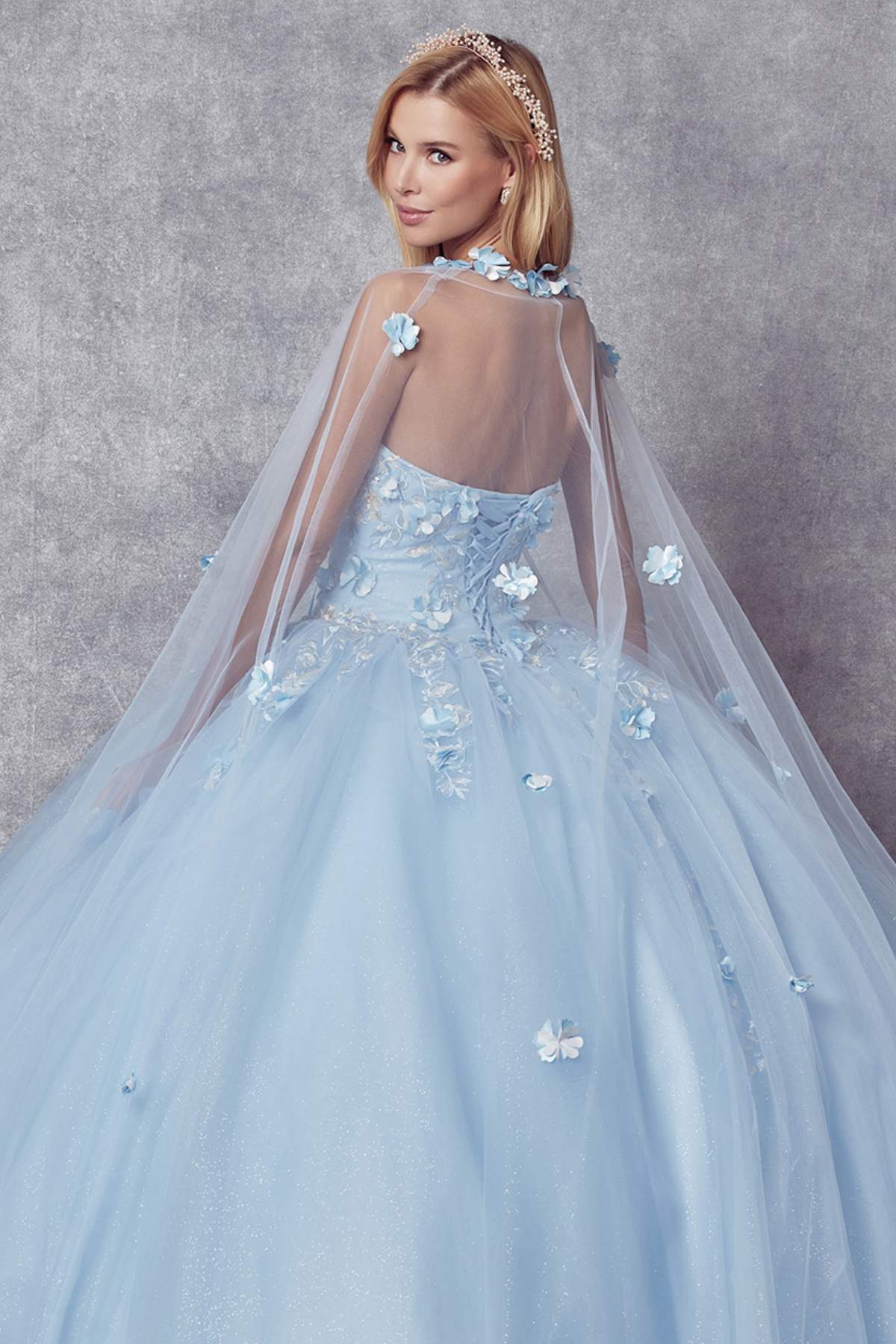 Juliet 1435 A-Line Ball Quinceanera Gown by DiscountDressShop