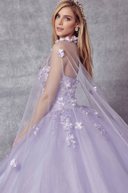 Juliet 1435 A-Line Ball Quinceanera Gown by DiscountDressShop