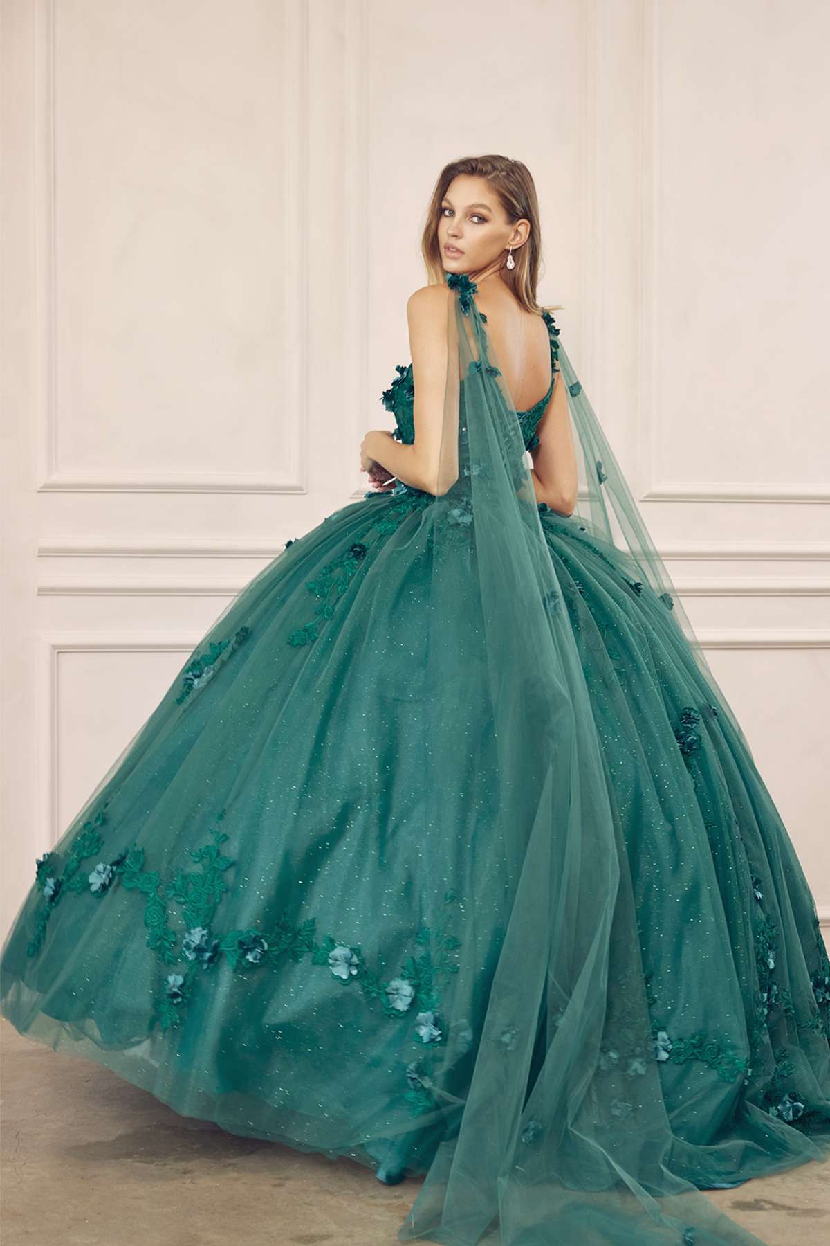 Juliet 1436 A-Line Ball Quinceanera Poofy Gown by DiscountDressShop