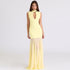 Sexy Cutout Tube Top Cinched Waist See-through Fishtail Dress Women Dress by Ragazza